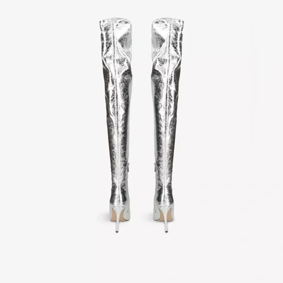 Steve Madden “Epic Silver”, Over the Knee, Thigh High Boots - Picture 5 of 11